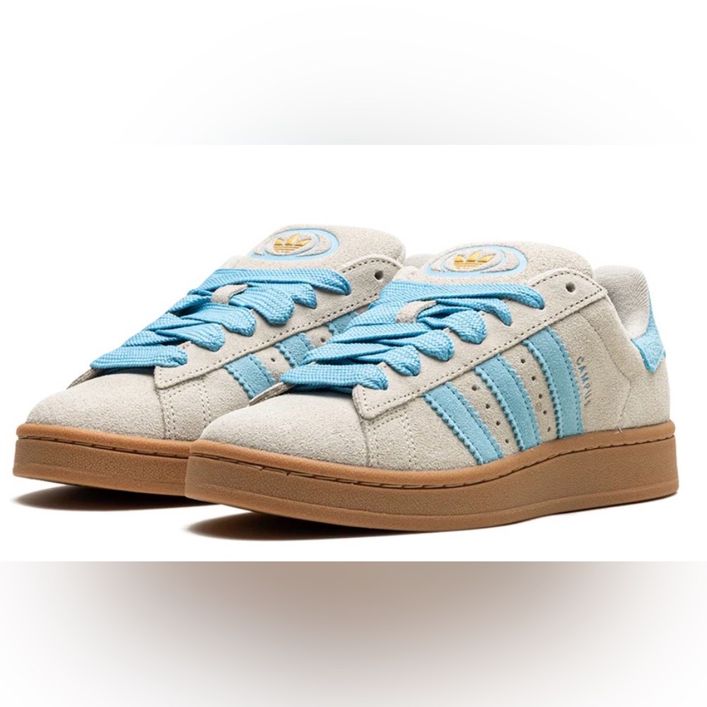 adidas Women's Sneakers in Gray and Blue - Picture 2 of 13